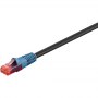Goobay | CAT 6 Outdoor-patch cable U/UTP | 94389 | 15 m | Black | Prewired, unshielded LAN cable with RJ45 plugs for connecting - 2
